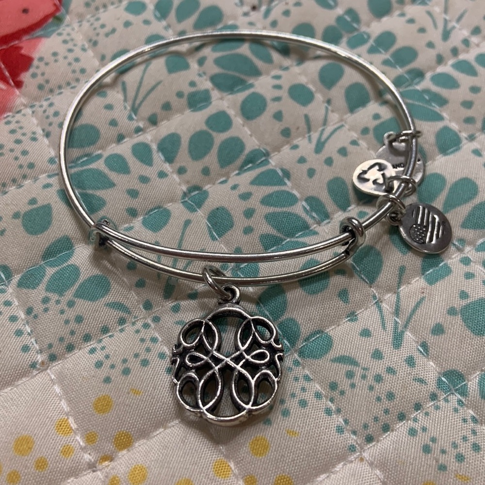 Alex and Ani Path of Life Expandable charm Bangle Bracelet
